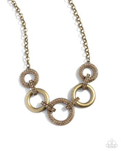 Load image into Gallery viewer, Necklaces Cosmopolitan Confidence - Brass