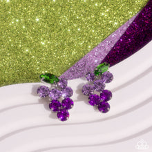 Load image into Gallery viewer, Earrings Grapevine Grace - Purple POST E3015