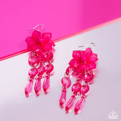 Earrings Hawaiian Hallmark - Pink E237