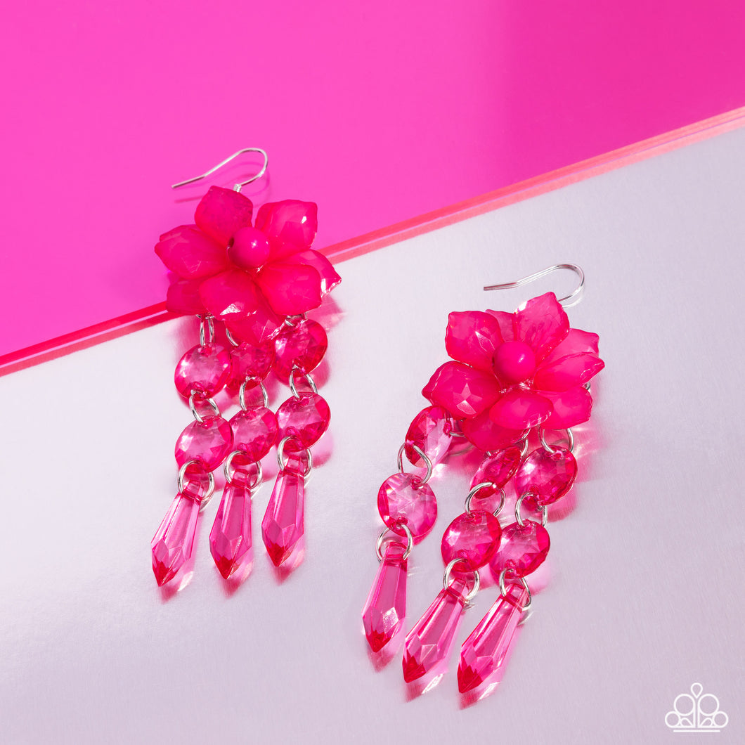 Earrings Hawaiian Hallmark - Pink E237