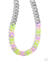 Load image into Gallery viewer, Necklaces Rainbow Ragtime - Green N2287