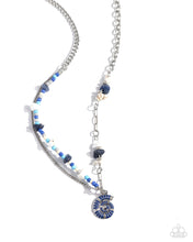 Load image into Gallery viewer, Necklaces Spiraling Seafloor - Blue SU4