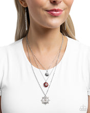 Load image into Gallery viewer, Necklaces Anchor Arrangement - Red N038