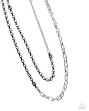 Load image into Gallery viewer, Necklaces Boxy Brilliance - Black  N2356