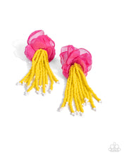 Load image into Gallery viewer, Earrings Cinderella Charisma - Multi Pink/Yellow E578
