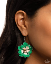 Load image into Gallery viewer, Earrings Tropical Treasure - Green E305