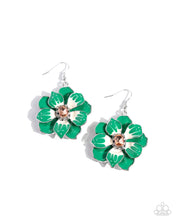 Load image into Gallery viewer, Earrings Tropical Treasure - Green E305