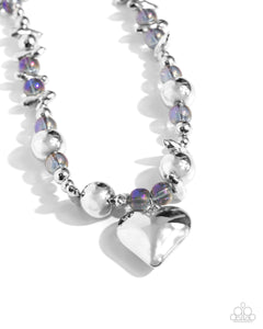 Necklaces Glistening Gossip - Purple VDAY