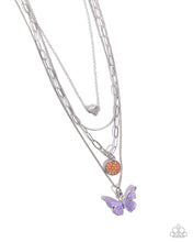 Load image into Gallery viewer, Necklaces Whimsical Wardrobe - Purple Butterfly N2428