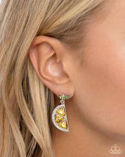 Load image into Gallery viewer, Earrings Lady Lemon - Yellow POST E3014
