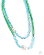 Load image into Gallery viewer, Necklaces Multicolored Masquerade - Green N051