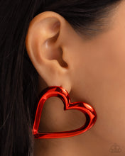Load image into Gallery viewer, Earrings Admirable Acclaim - Red VDAY POST E413