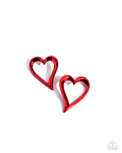 Load image into Gallery viewer, Earrings Admirable Acclaim - Red VDAY POST E413