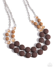 Load image into Gallery viewer, Necklaces Whimsically Wealthy - Brown N113