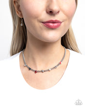 Load image into Gallery viewer, Necklaces Vegas Vault - Red N2279