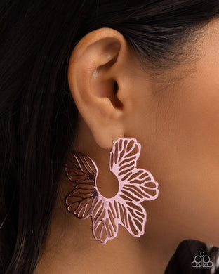 Earrings Floral Fame - Pink E2191