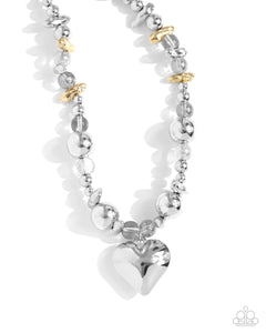 Necklaces Glistening Gossip - Silver