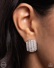 Load image into Gallery viewer, Earrings Glittering Generosity - White CLIP ON