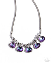 Load image into Gallery viewer, Necklaces Teardrop Tribute - Purple N2444