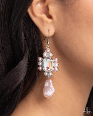 Earrings Raving Review - Pink E564 PEARL