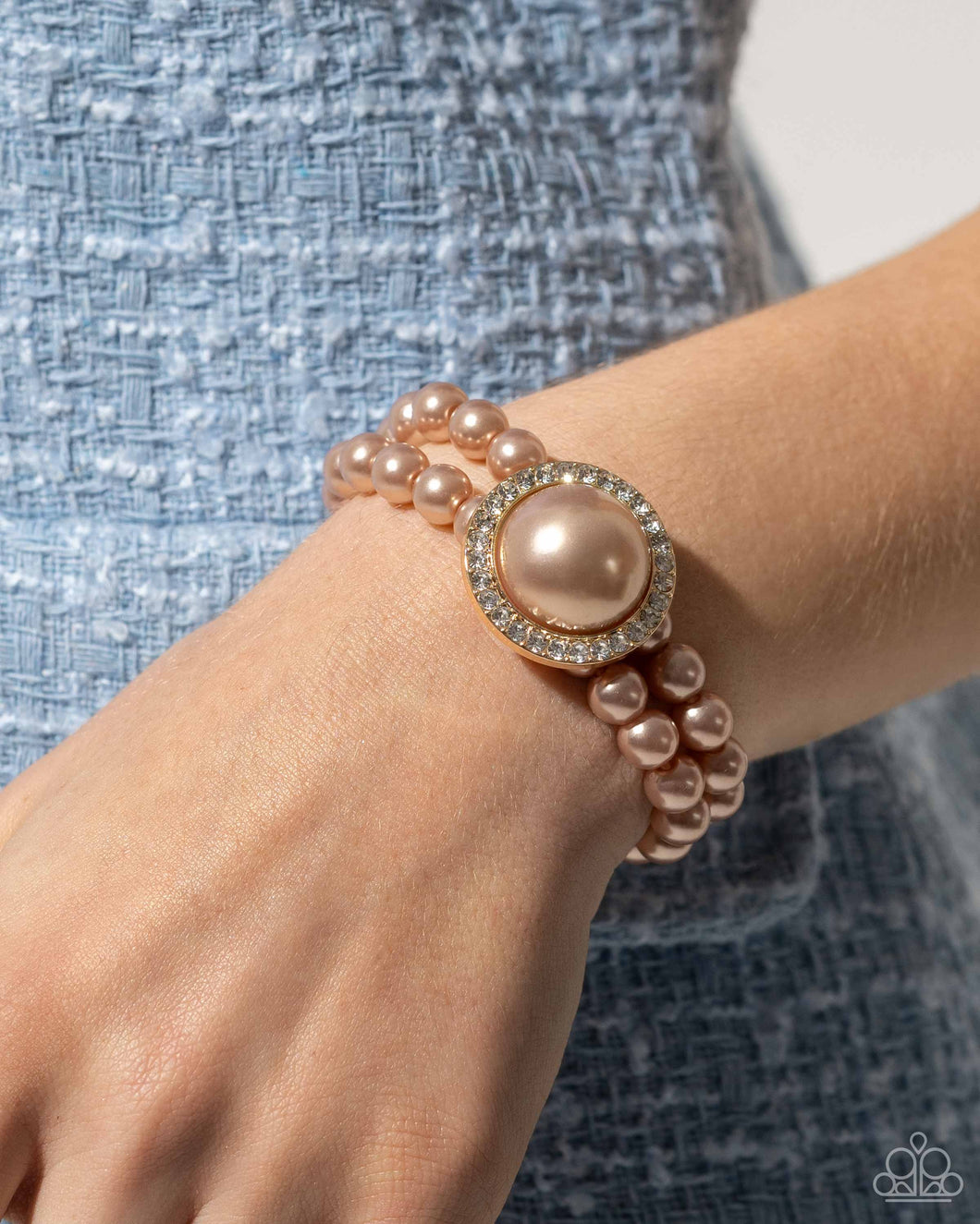 Bracelet Valuable Victor - Brown Pearl B143