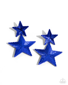Earrings Patriotic Promise - Blue Americana S134