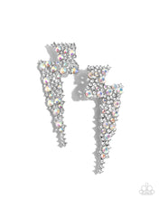 Load image into Gallery viewer, Earrings Electric Effulgence - White E2143