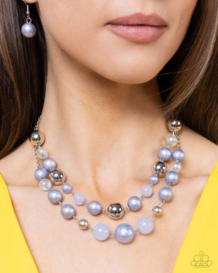 Necklaces Beaded Benefit - Blue PEARL N2323
