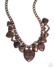 Load image into Gallery viewer, Neacklaces Heart Hangout - Copper N326