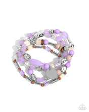 Load image into Gallery viewer, Bracelets Cloudy Chic - Purple B2124