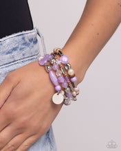 Load image into Gallery viewer, Bracelets Cloudy Chic - Purple B2124