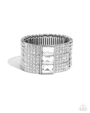 Load image into Gallery viewer, Bracelets Dramatic Diva - White B237