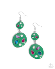 Load image into Gallery viewer, Earrings Gallery Genius - Green E077