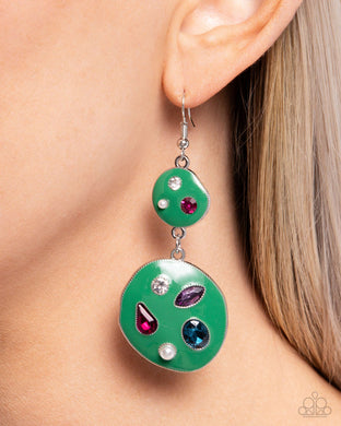 Earrings Gallery Genius - Green E077
