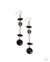 Load image into Gallery viewer, Earrings Blissful Balance - Black E294