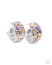 Load image into Gallery viewer, Earrings Antique Dealer - Multi Purple MINI S138