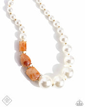 Load image into Gallery viewer, Necklaces Marbled Moment - Orange N2321