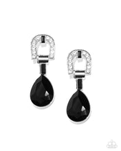 Load image into Gallery viewer, Earrings In ARCHING Order - Black E2334