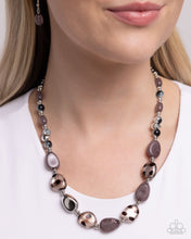 Load image into Gallery viewer, Necklaces Spotted Safari - Black N2286