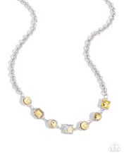 Load image into Gallery viewer, Necklaces Bejeweled Bravado - Yellow N114