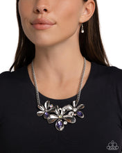 Load image into Gallery viewer, Necklaces Twirling Triad - Purple N064