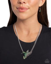 Load image into Gallery viewer, Necklaces Hummingbird Headline - Green N032