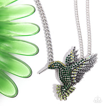 Load image into Gallery viewer, Necklaces Hummingbird Headline - Green N032