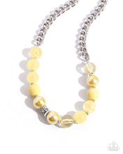 Load image into Gallery viewer, Necklaces Opulent Opacities - Yellow N171