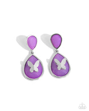Load image into Gallery viewer, Earrings BRIGHT This Sway - Purple E396