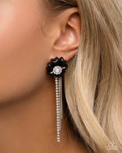 Load image into Gallery viewer, Earrings Floral Fuel - Black