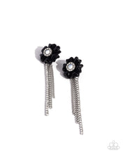 Load image into Gallery viewer, Earrings Floral Fuel - Black