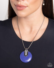 Load image into Gallery viewer, Necklaces Cutting Charm - Blue N321