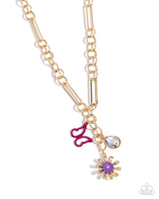 Load image into Gallery viewer, Necklace Aerial Adventure - Purple SET