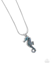 Load image into Gallery viewer, Necklaces Seahorse Shanty - Blue SU12